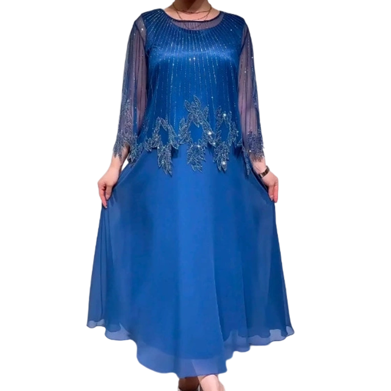 Robe midi décontractée élégante de Danoir Paris en noir, idéal pour un style casual et tendance.