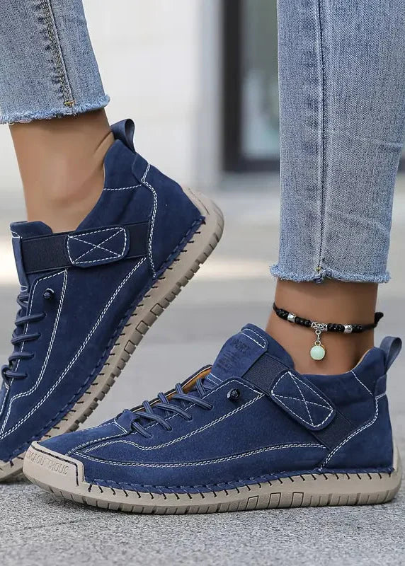 Chaussures sneakers confortables et de soutien de la marque Danoir Paris, blanches, taille 36, en toile.