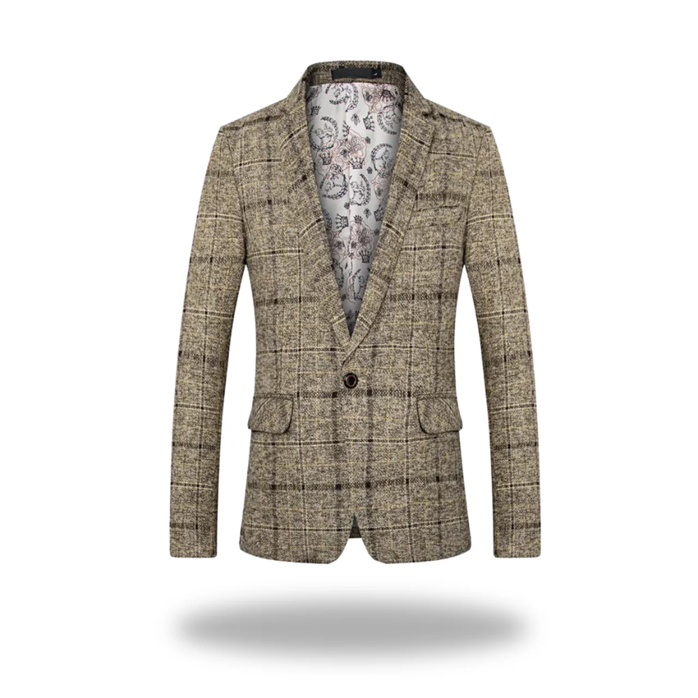 Blazer professionnel pour hommes Danoir Paris en tissu bleu marine, coupe élégante et moderne.