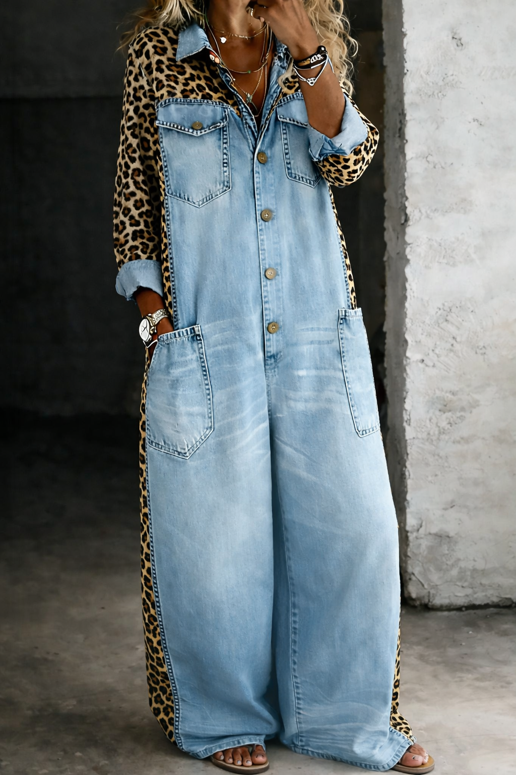 Combinaison pantalon Amanda de Danoir Paris en tissu bleu, élégante et ajustée pour un look moderne et chic.