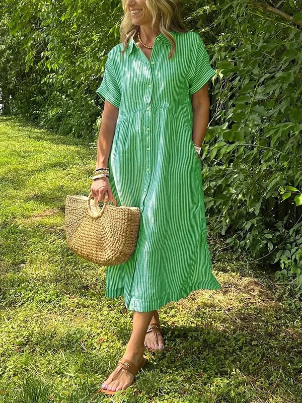 Robe maxi élégante Danoir Paris Angela en tissu bleu, longueur fluide et design chic pour femme.