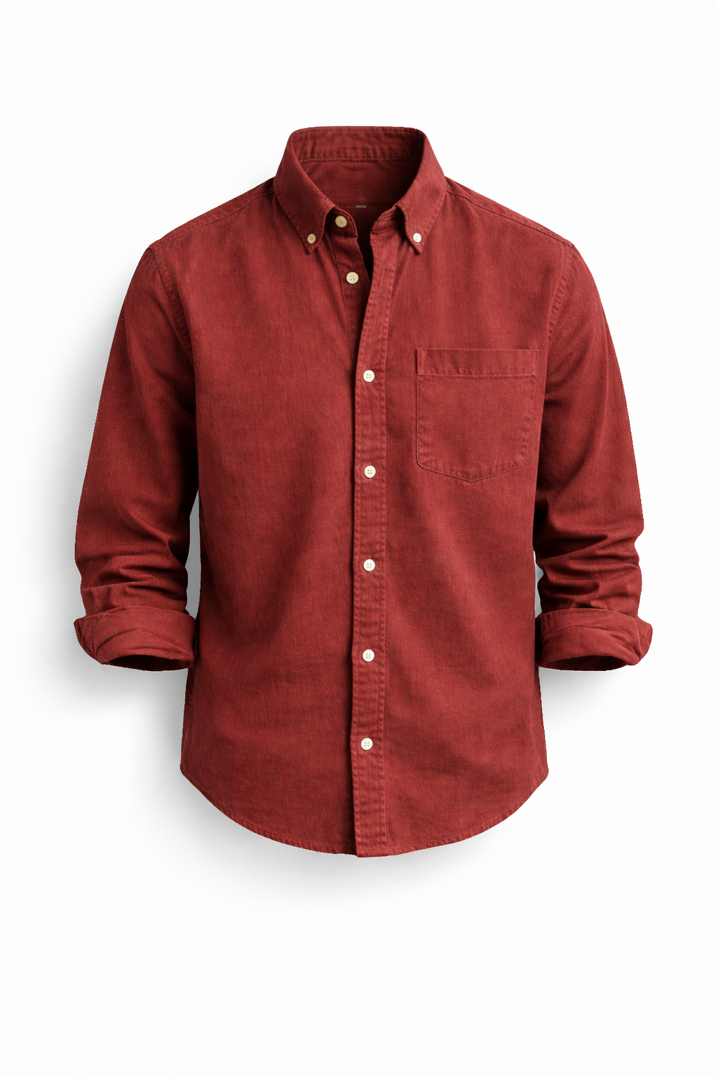 Chemise casual-chic Danoir Paris Keldros en denim bleu, coupe décontractée et élégante, portée sur un mannequin.