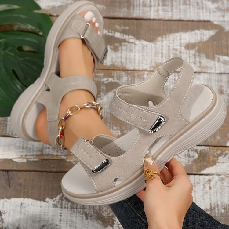 Sandales orthopédiques Marjorie Danoir Paris bleues en taille 36, avec soutien ergonomique et design confortable.