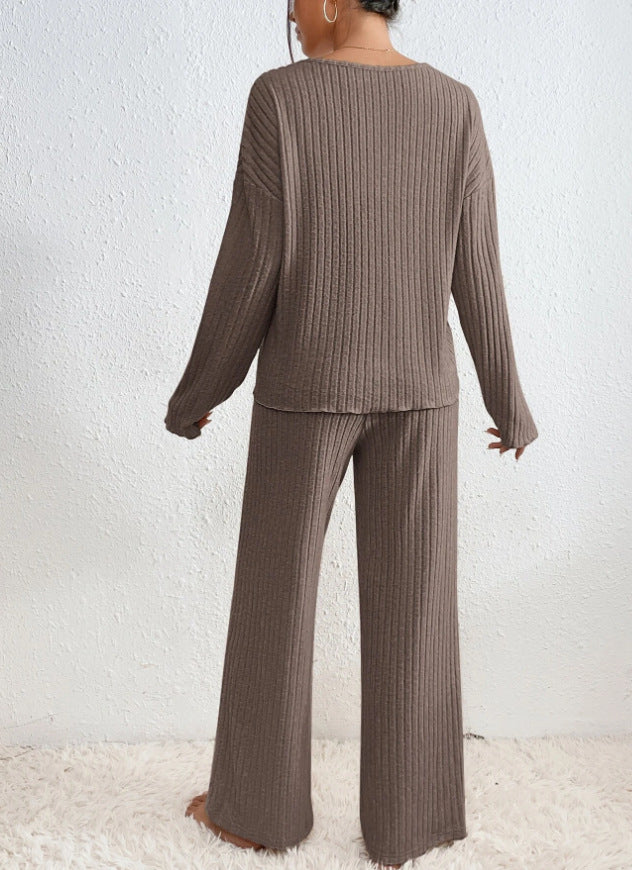 Ensemble décontracté beige pour femme Inès par Danoir Paris, tenue confortable et élégante pour le quotidien.