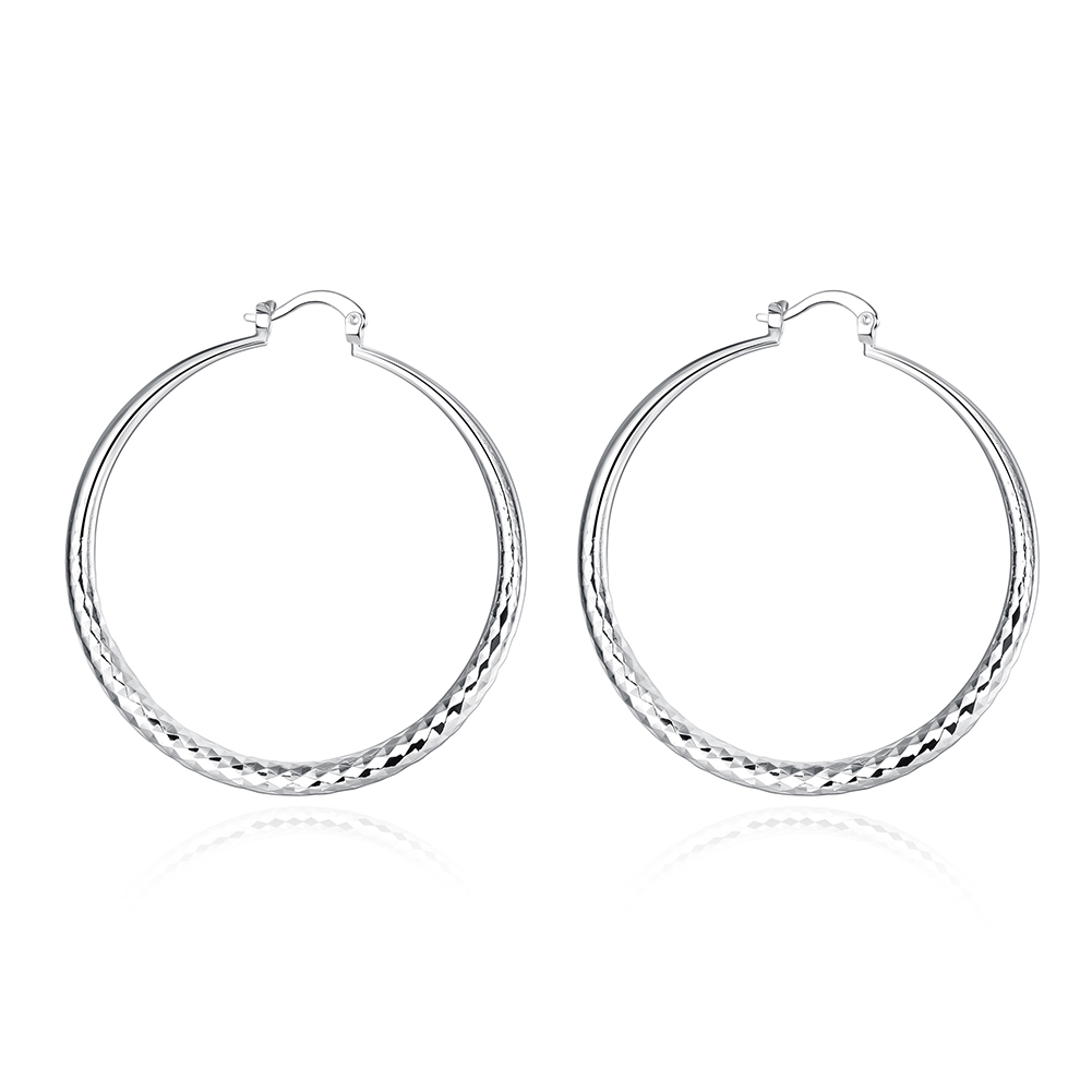 Boucles d'oreilles en argent sterling Danoir Paris, finition élégante et raffinée, visibles avec détails de la conception.