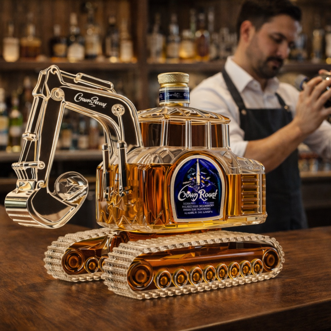 Carafe à whisky Danoir Paris Édition Koparki en verre avec bouchon, élégante et transparente, pour servir le whisky.