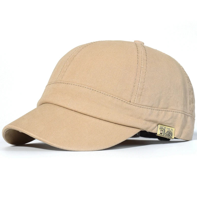Bonnet pour homme en coton Bloom™ de Danoir Paris, en tissu bleu foncé, avec design simple et élégant.