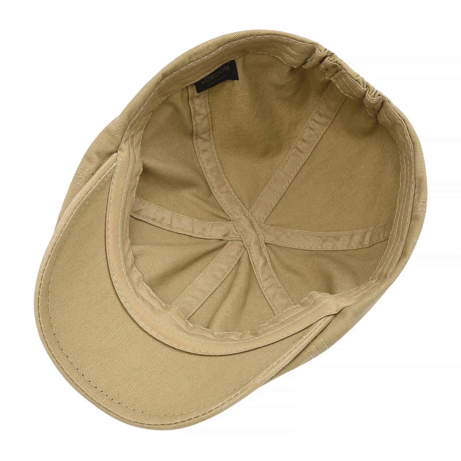 Casquette de golf en coton Bloom™ de Danoir Paris, couleur gris foncé, avec logo discret, vue de face.
