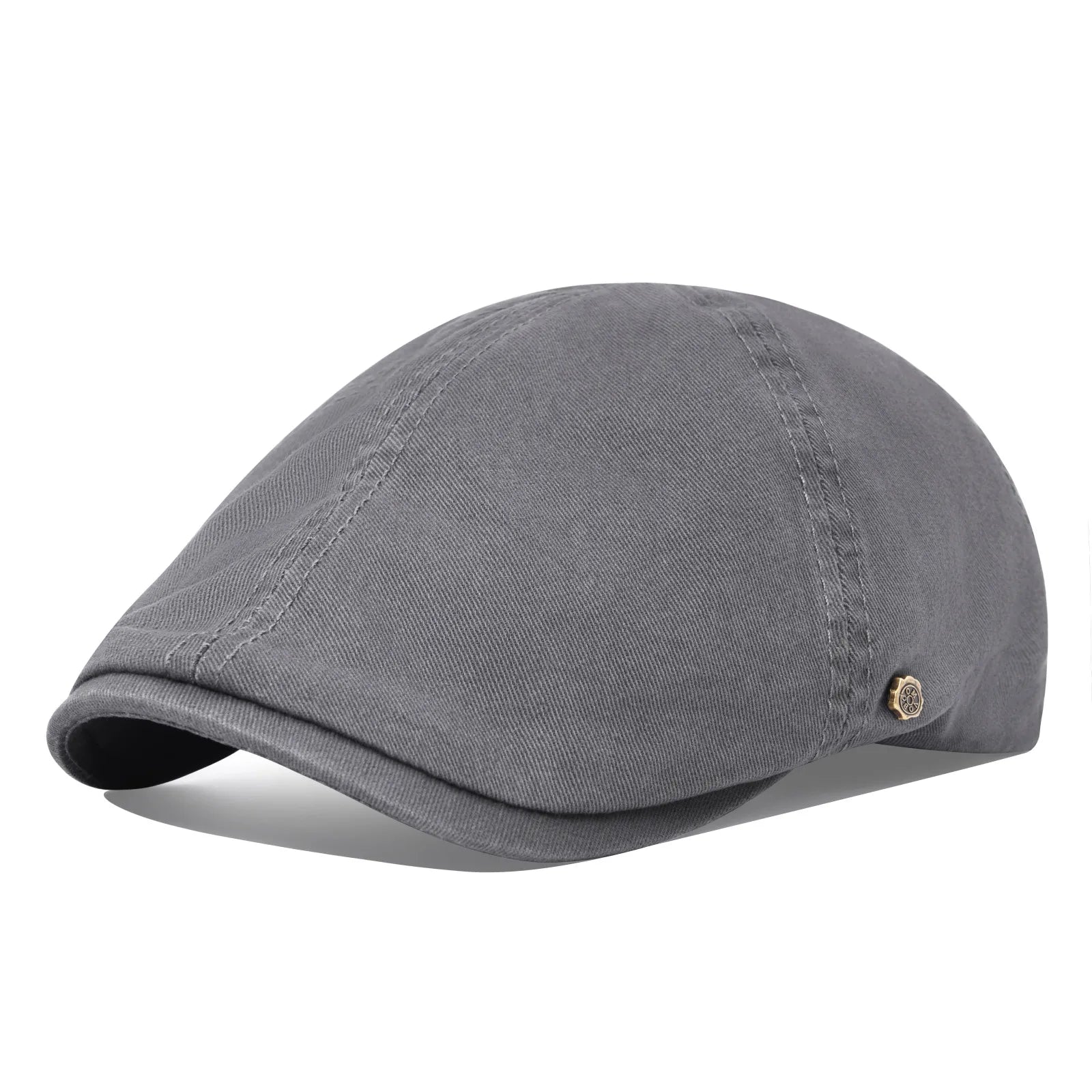 Casquette de golf en coton Bloom™ de Danoir Paris, couleur gris foncé, vue de face, style décontracté et confortable.