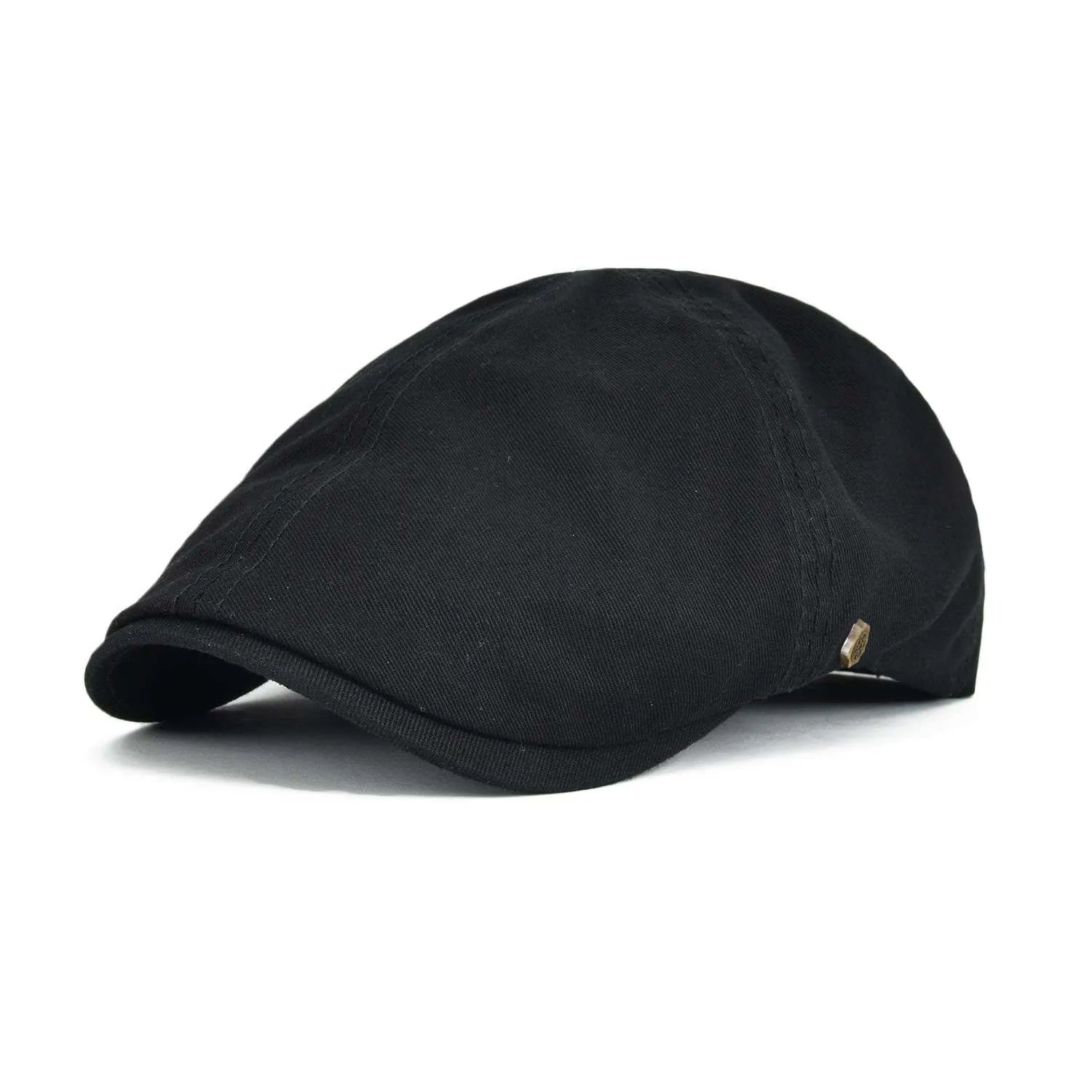 Casquette de golf en coton Bloom™ de Danoir Paris, couleur gris foncé, vue de face avec logo brodé.