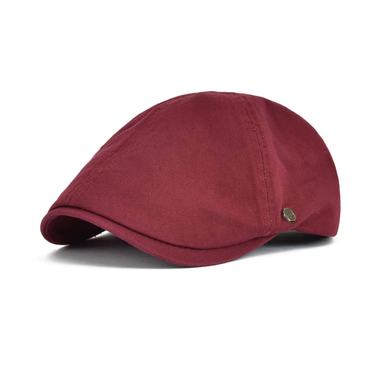 Casquette de golf en coton Bloom™ de Danoir Paris, couleur gris foncé, vue de face avec logo brodé à l'avant