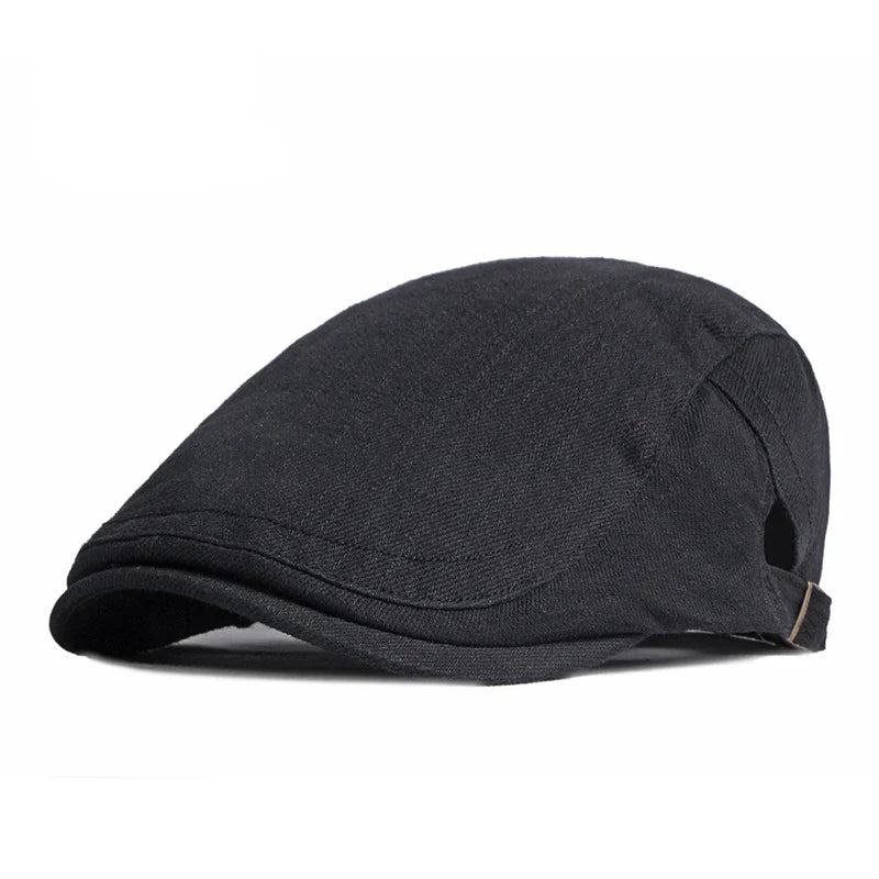 Casquette pour hommes Bloom™ ajustable, en tissu vert foncé, de la marque Danoir Paris, vue de face.