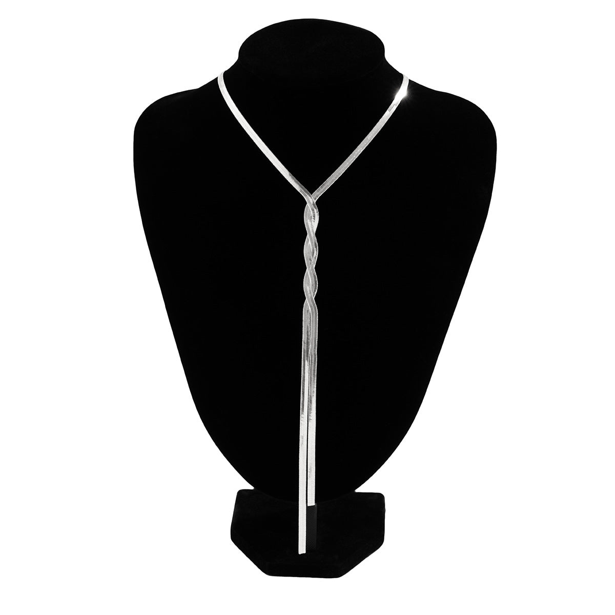 Collier Liliane en maillons torsadés dorés de Danoir Paris, bijoux élégant et tendance.