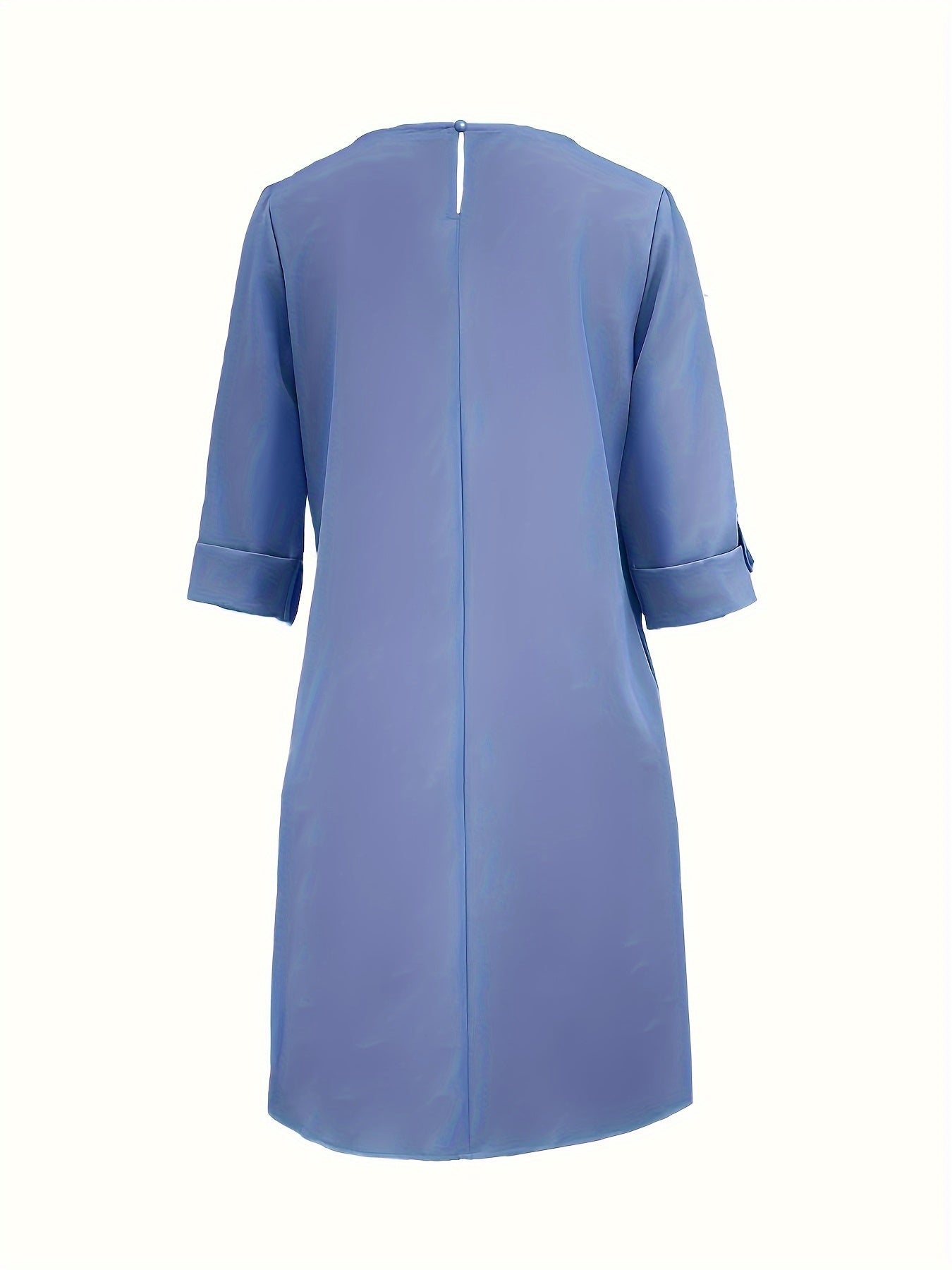 Veste décontractée Danoir Paris Daphne FR002 en bleu ciel profond, style automnal élégant et confortable.