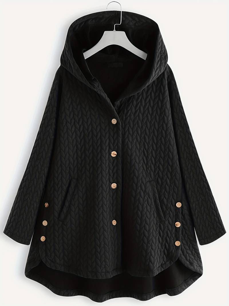 Veste matelassée automnale rouge bourgogne Julie de Danoir Paris, style élégant et chaud pour l'automne.