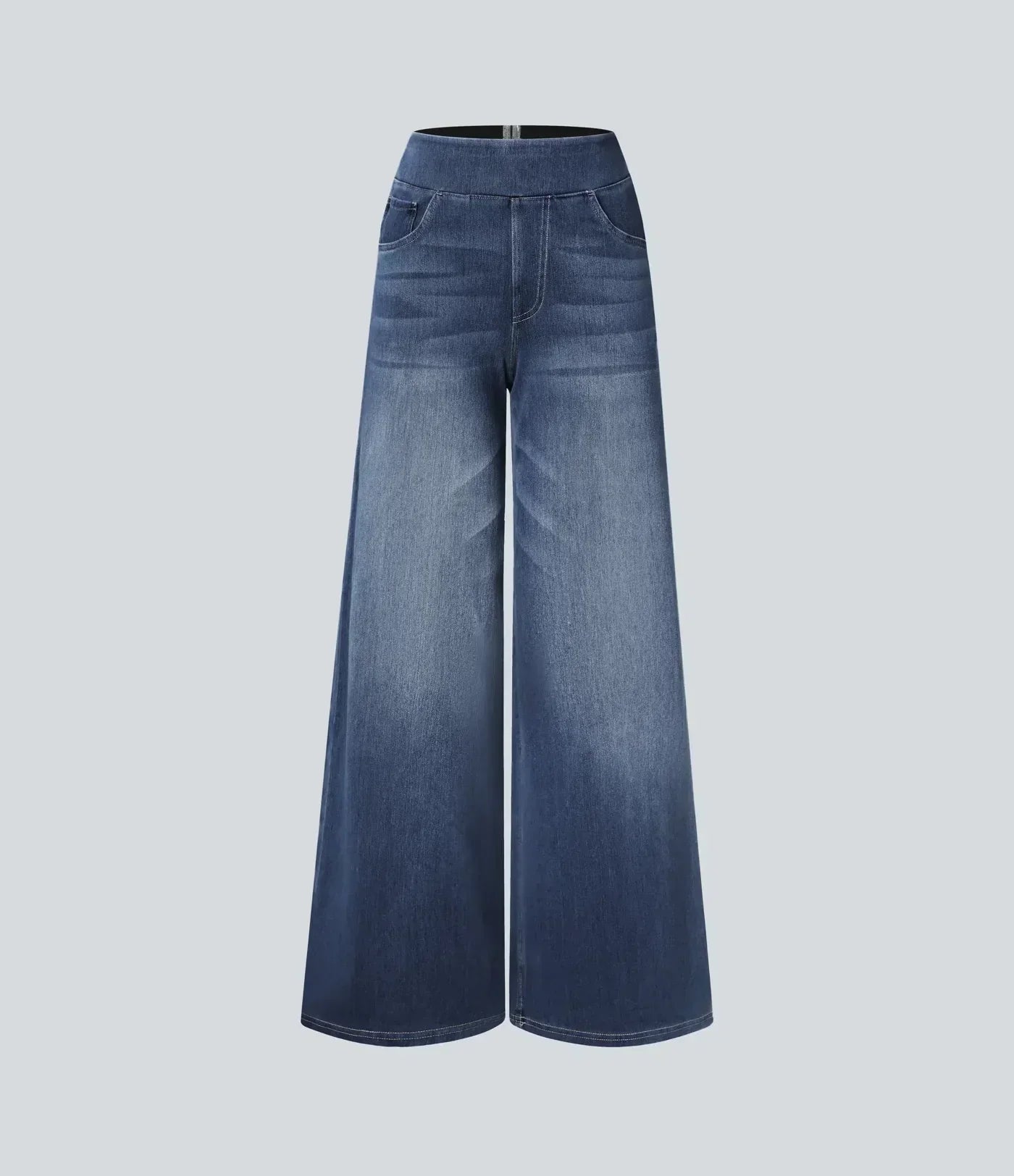 Pantalon Danoir Paris Eva Confort Élégant en tissu bleu foncé, style moderne et confortable pour femmes.