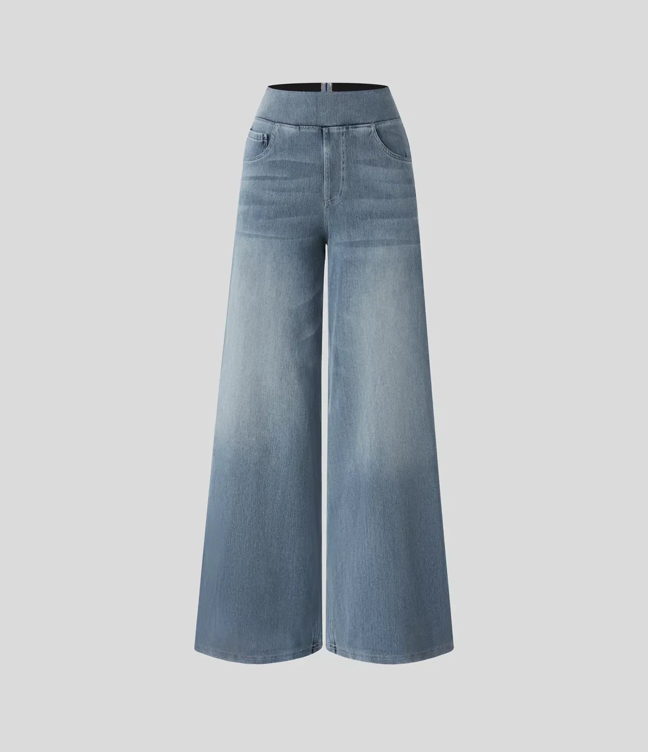 Pantalon Eva Danoir Paris en tissu bleu foncé, style confortable et élégant, pour un look sophistiqué et décontracté.