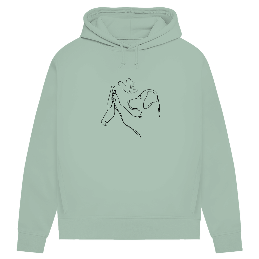 Sweat doux blanc pour amis à quatre pattes de la marque Danoir Paris, modèle FR1112, idée de confort et d'affection pour chiens.