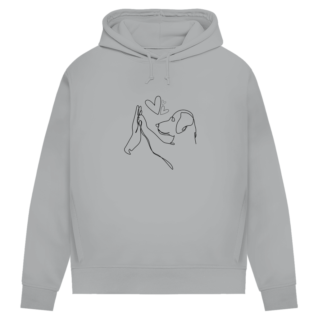 Sweat doux blanc pour amis à quatre pattes de la marque Danoir Paris, style confortable et adorable pour chien ou chat.