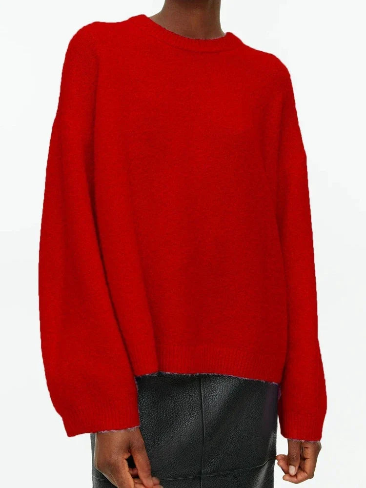 Pull en cachemire vert Liora de Danoir Paris, élégant et confortable, visible en détail sur l'image.