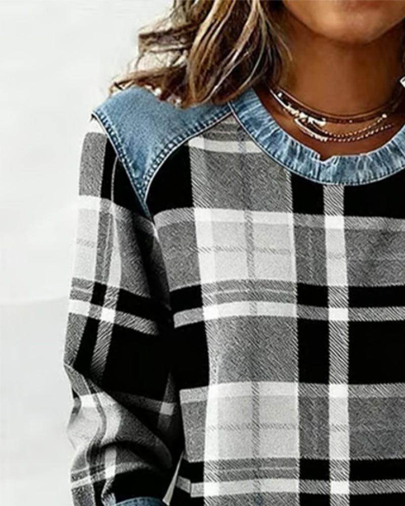 Sweatshirt patchwork orange Célia de Danoir Paris, coupe décontractée, détails en patchwork audacieux, style tendance et confortable.
