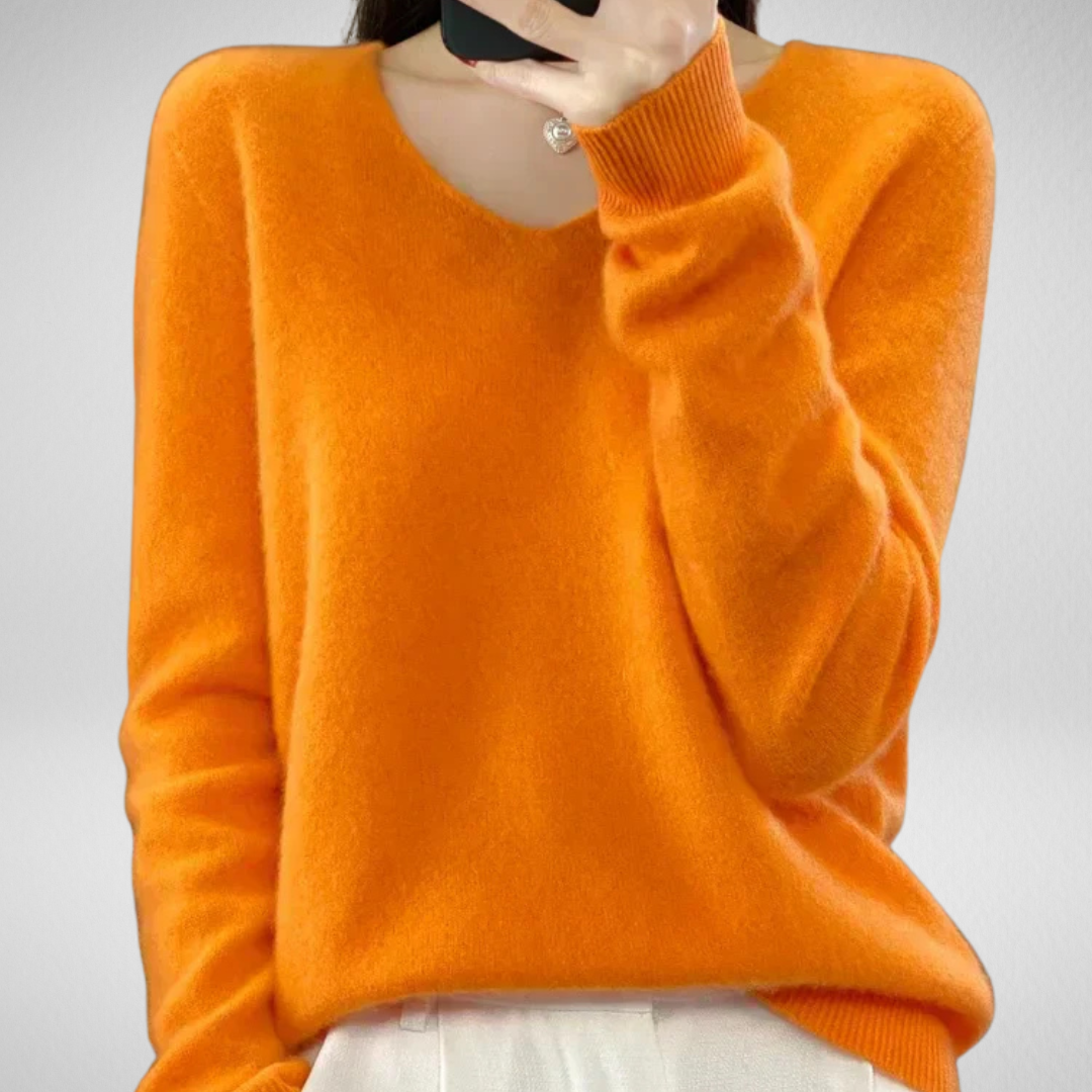 Pull ample en laine Adèle de Danoir Paris, vert, taille XS, confort et style avec ce pull chaud et tendance.