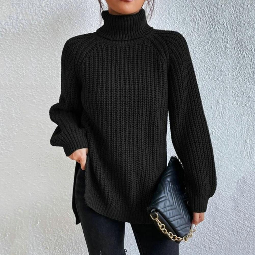 Pull douillet élégant Averine de Danoir Paris, en noir, avec design sophistiqué, parfait pour un style chic et confortable.