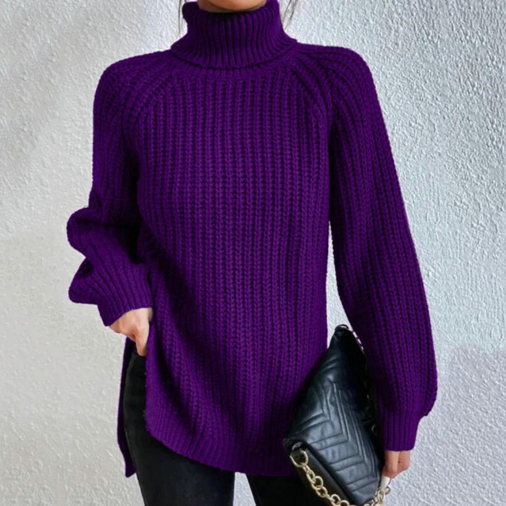 Pull douillet noir Averine de Danoir Paris, élégant et confortable, en tissu chaud et doux.