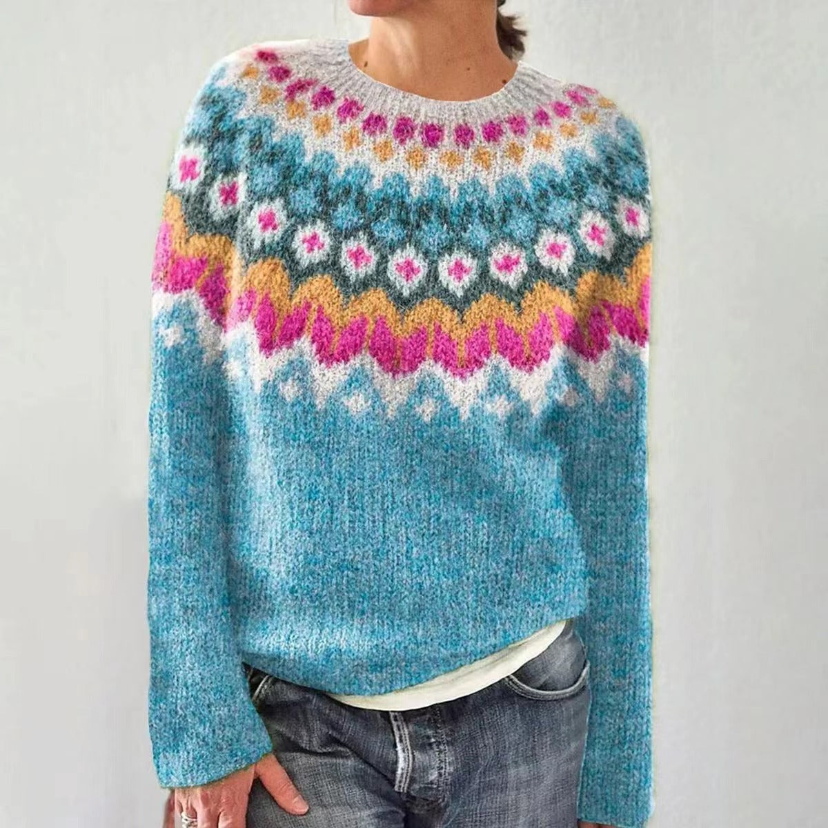 Pull en cachemire Danoir Paris Petra, élégant, rose, coupe ajustée, doux et chaud, parfait pour un style sophistiqué et confortable.