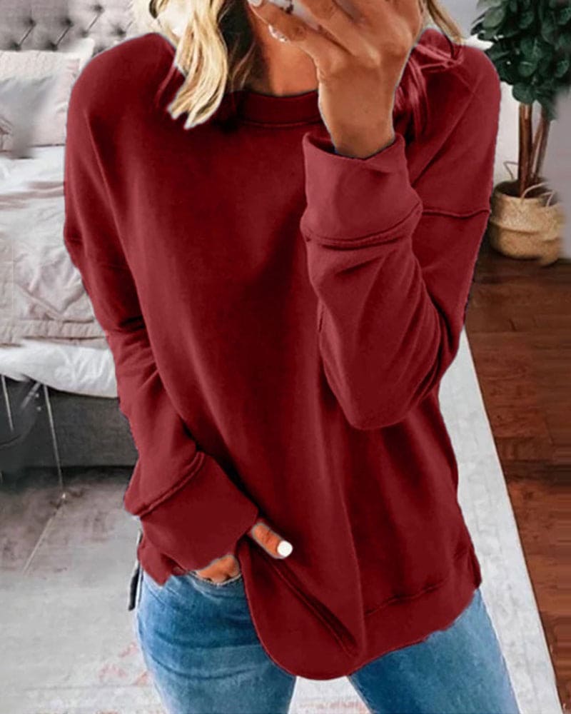Pull confortable et chic Danoir Paris Arabelle en kaki, style élégant et tissu doux, pour un look tendance et cosy.