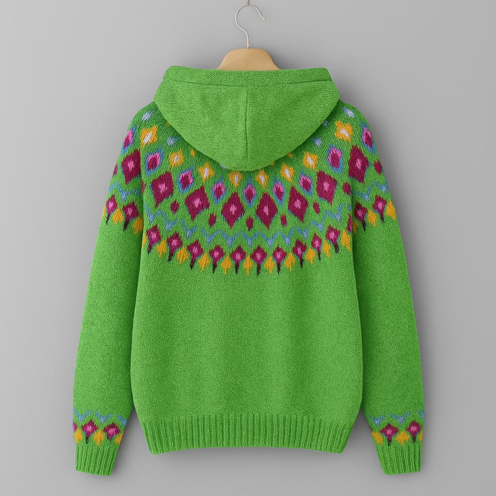 Sweat à capuche coloré et douillet Rosy de Danoir Paris, en gris avec logo visible, parfait pour un style confortable.