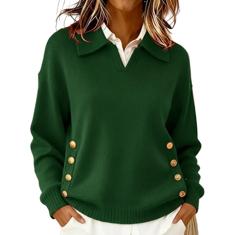 Pull en V rose poudré Danoir Paris Talbot, style chic et élégant, en maille douce.