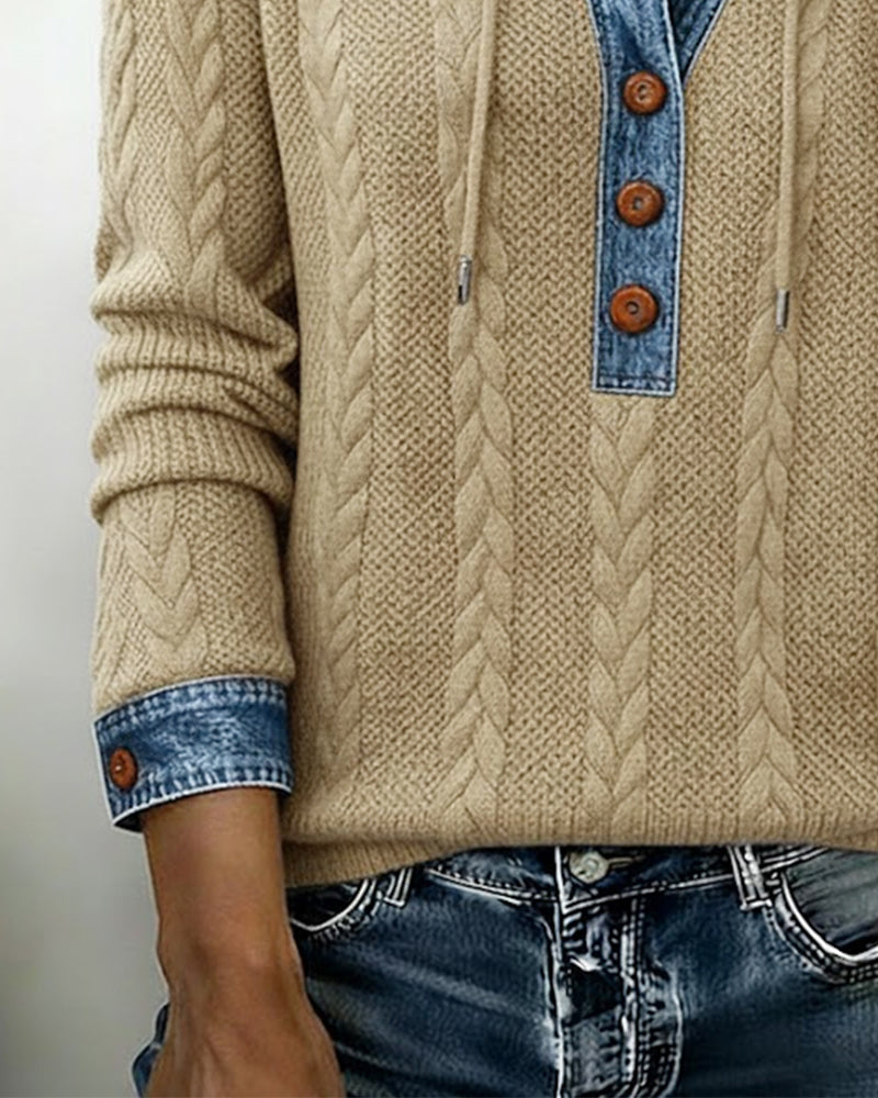 Sweat à capuche décontracté Jenny de Danoir Paris en gris, tissu doux et confortable pour un style casual.
