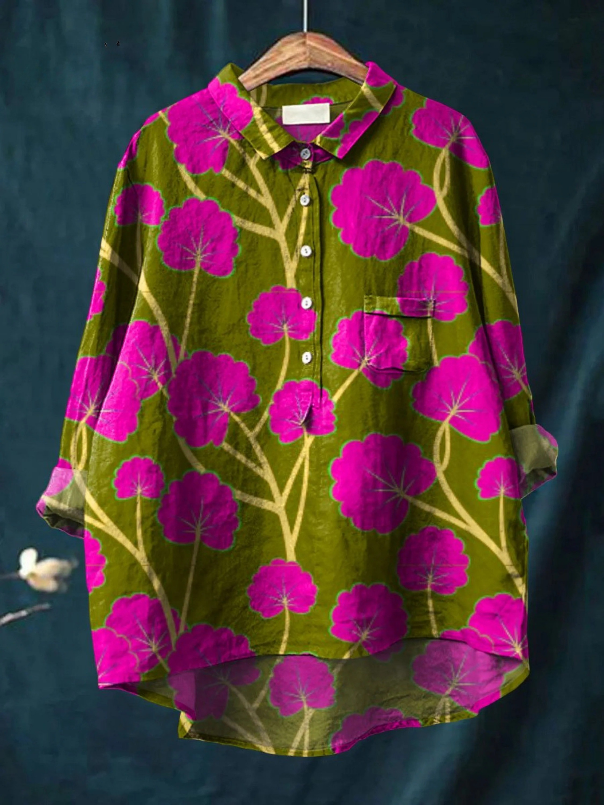 Chemise décontractée élégante Sophia de Danoir Paris, multicolore, style chic et moderne pour femme.