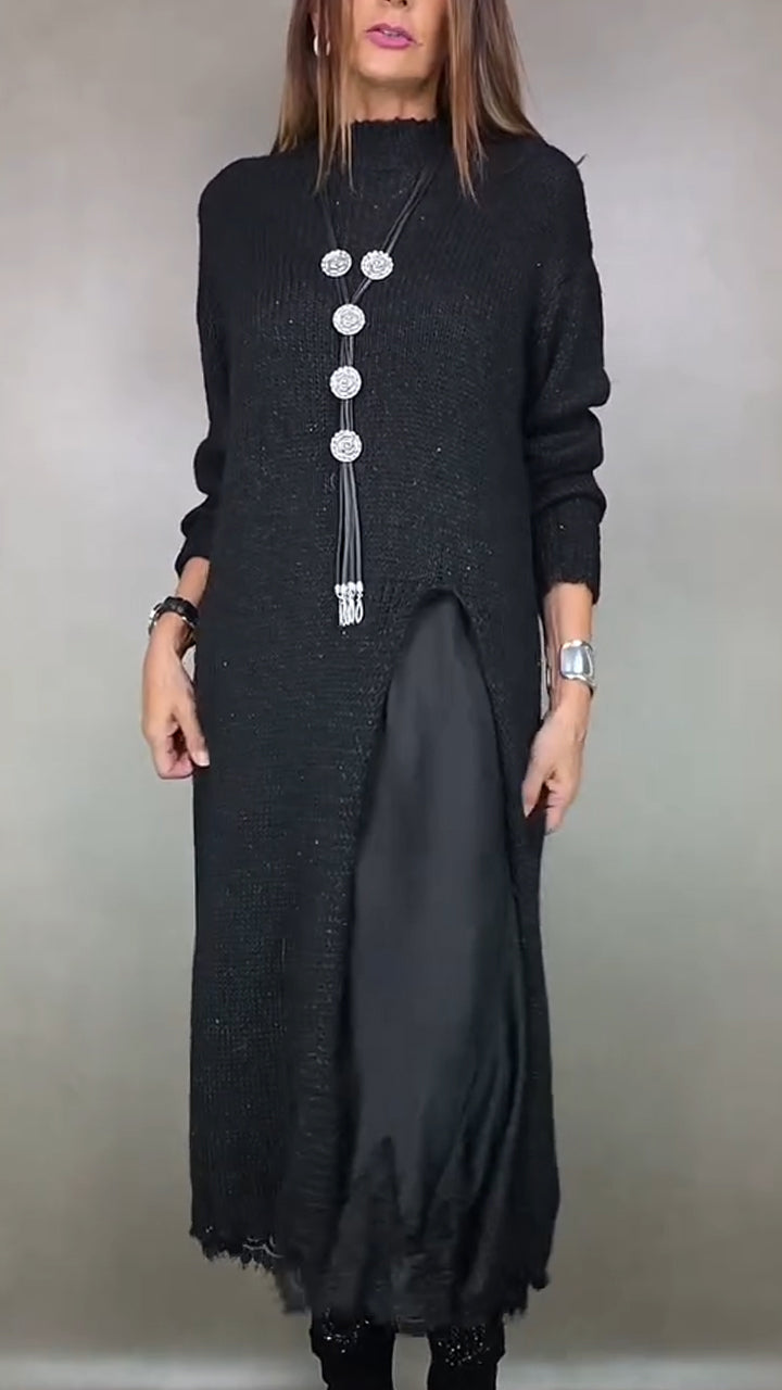 Robe maxi élégante Danoir Paris Anarise en noir, coupe fluide et sophistiquée, taille XS, vêtement de soirée chic.