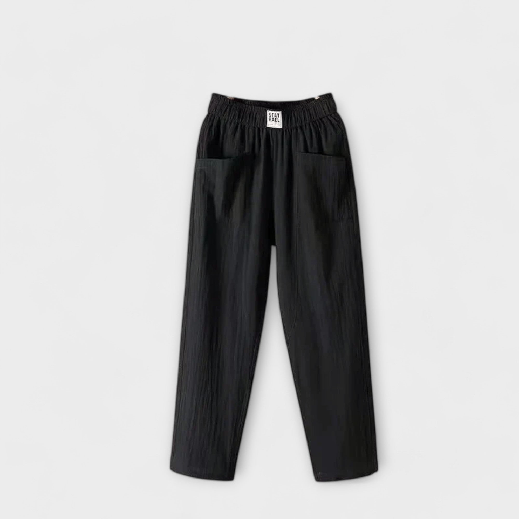 Pantalons chic d'été Maya de Danoir Paris, vert, coupe élégante, tissu léger pour femmes.