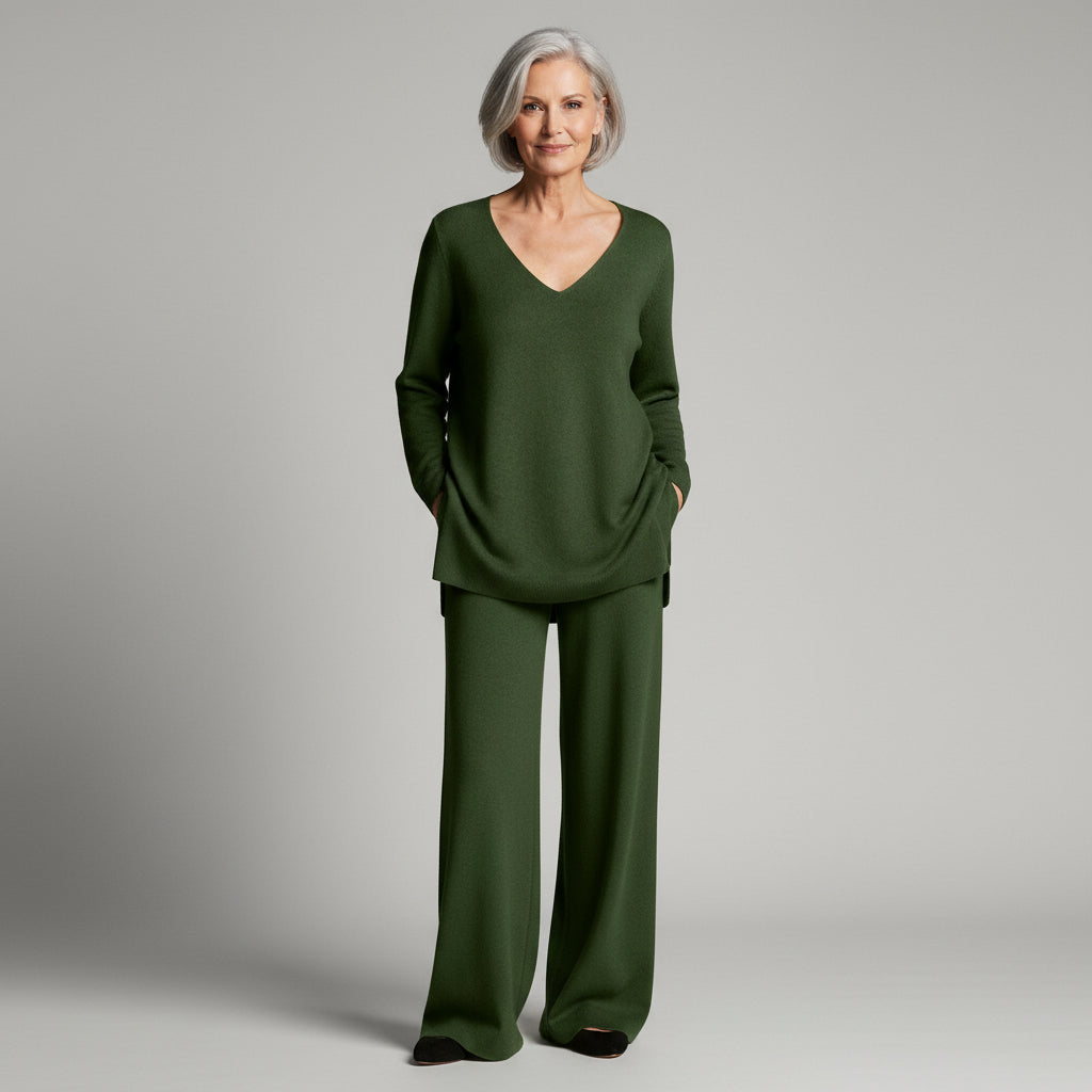 Ensemble décontracté noir Danoir Paris Anny FR1524, vêtement confortable pour un style décontracté et élégant.