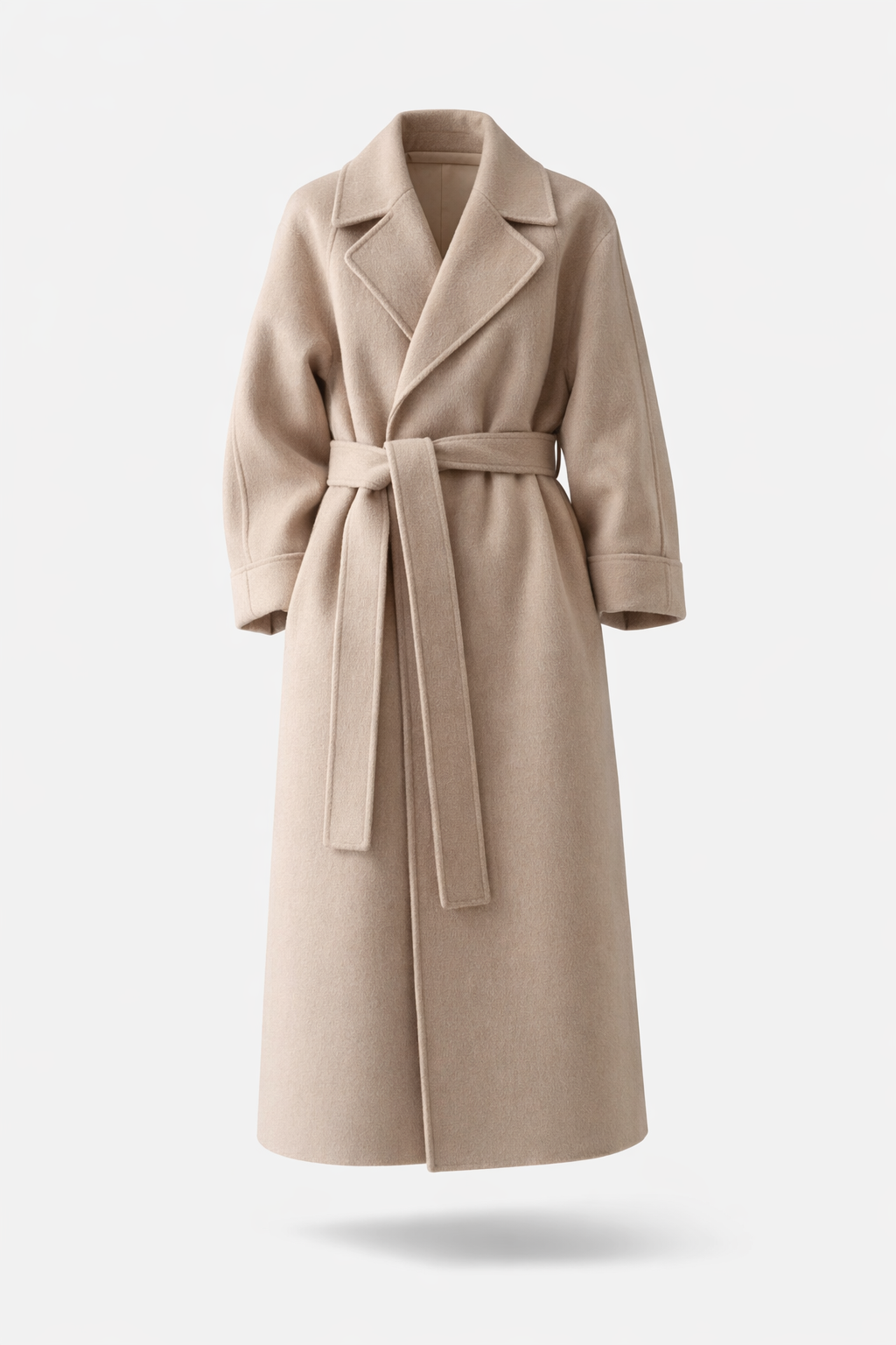 Manteau intemporel élégant Danoir Paris Mimmi, en marron, avec coupe sophistiquée et détails raffinés, pour femmes.