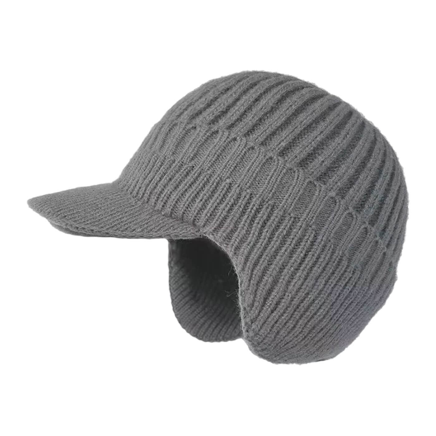 Bonnet hivernal blanc Danoir Paris FR1569 Bhem, confortable et chaud, pour homme ou femme, en laine douce.