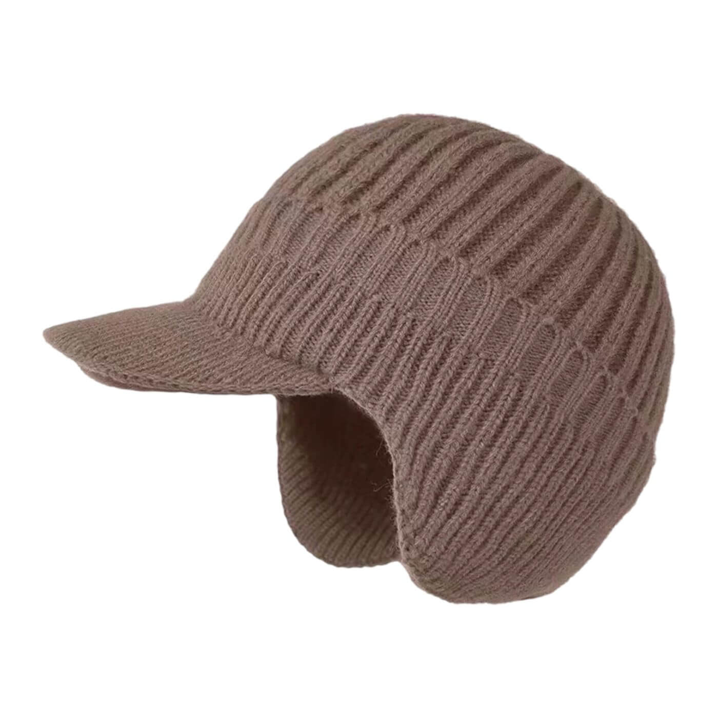Bonnet hivernal blanc Danoir Paris FR1569 Bhem, confortable et chaud pour l'hiver, en laine douce et élégante.