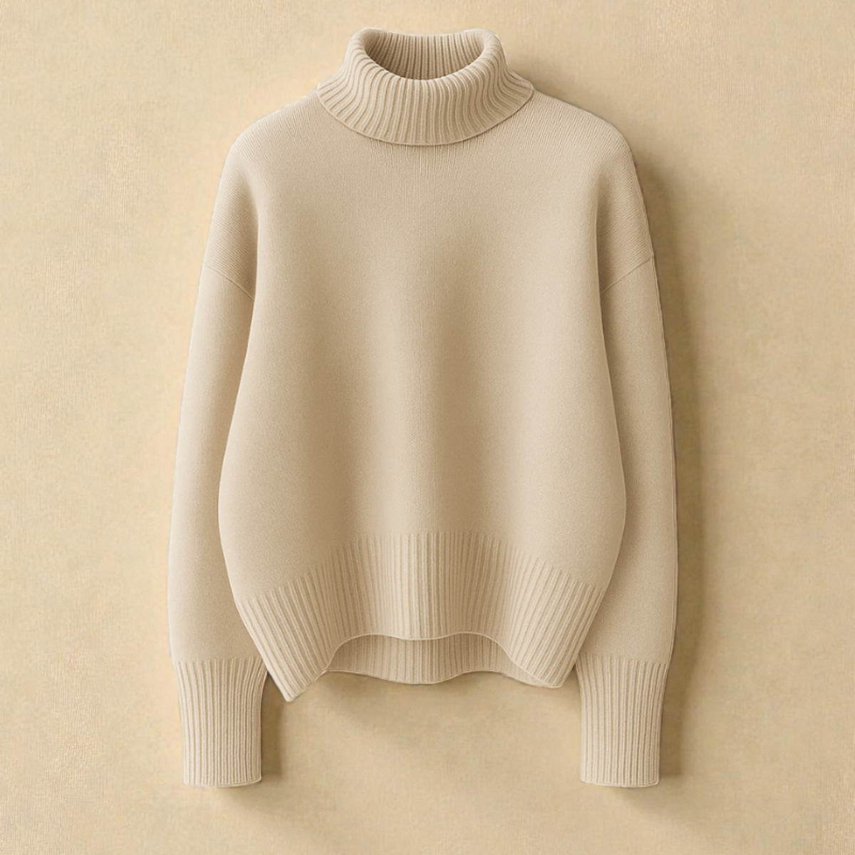 Pull chic et confortable Danoir Paris INES en marron, avec coupe élégante et tissu doux visible sur l'image.