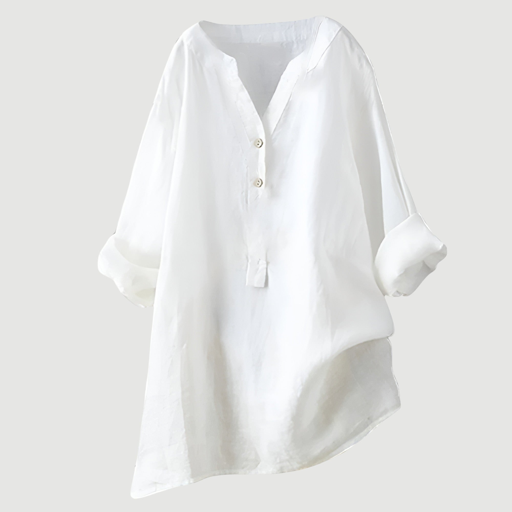 Chemise aérienne et confortable Marjorie de Danoir Paris, tissu léger et style décontracté, vue de face.