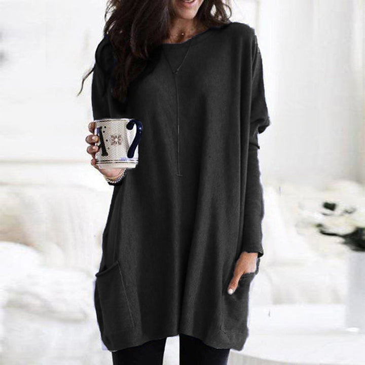 Vêtement décontracté noir Sara FR802 de Danoir Paris, style élégant et confortable pour un usage quotidien.