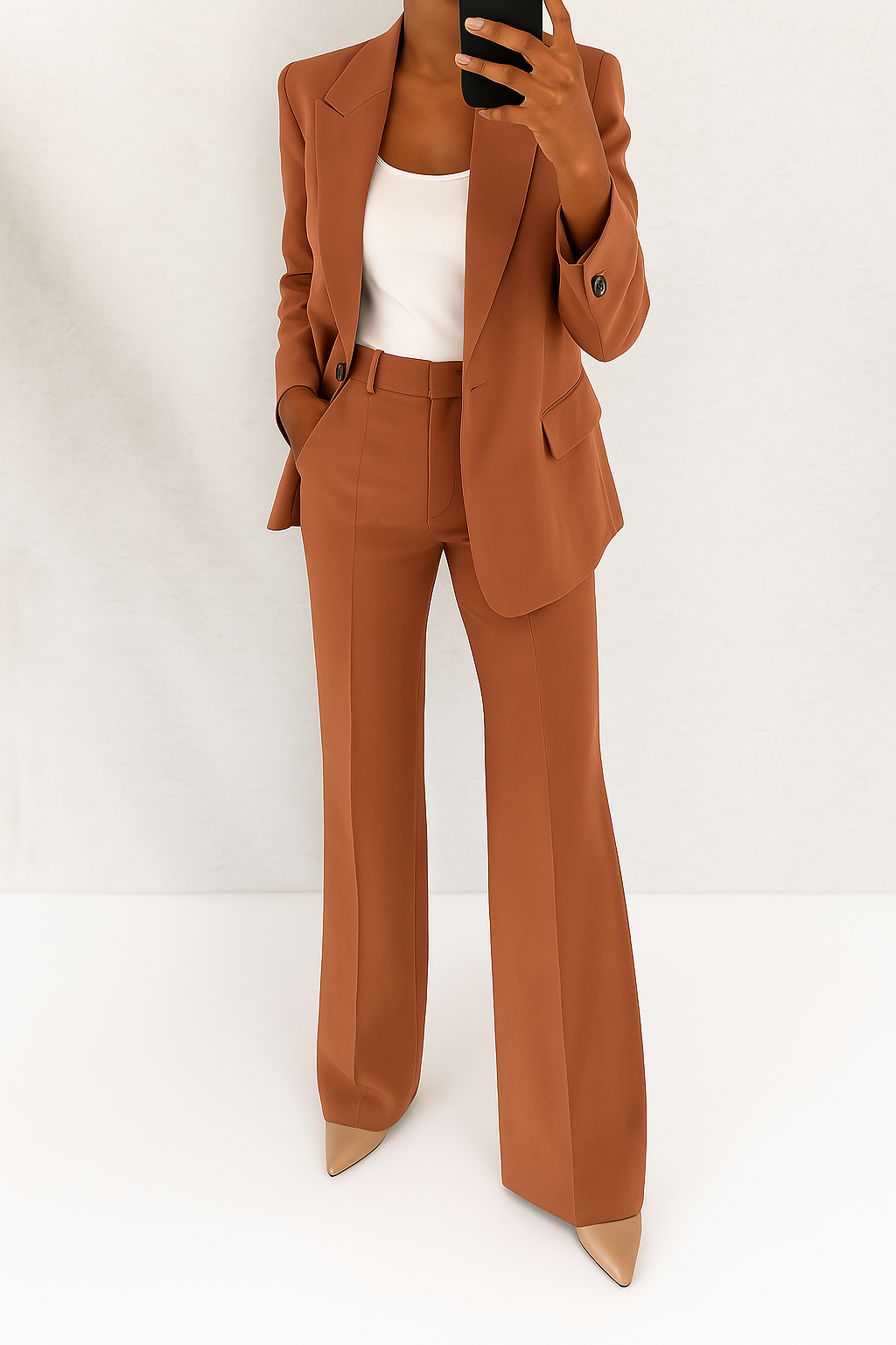 Costume élégant Camille FR818 de Danoir Paris, en tissu bleu, style polyvalent, adapté pour diverses occasions.