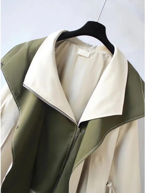 Veste élégante anti-pluie Danoir Paris FR907 en blanc, conçue pour protéger contre la pluie avec style.