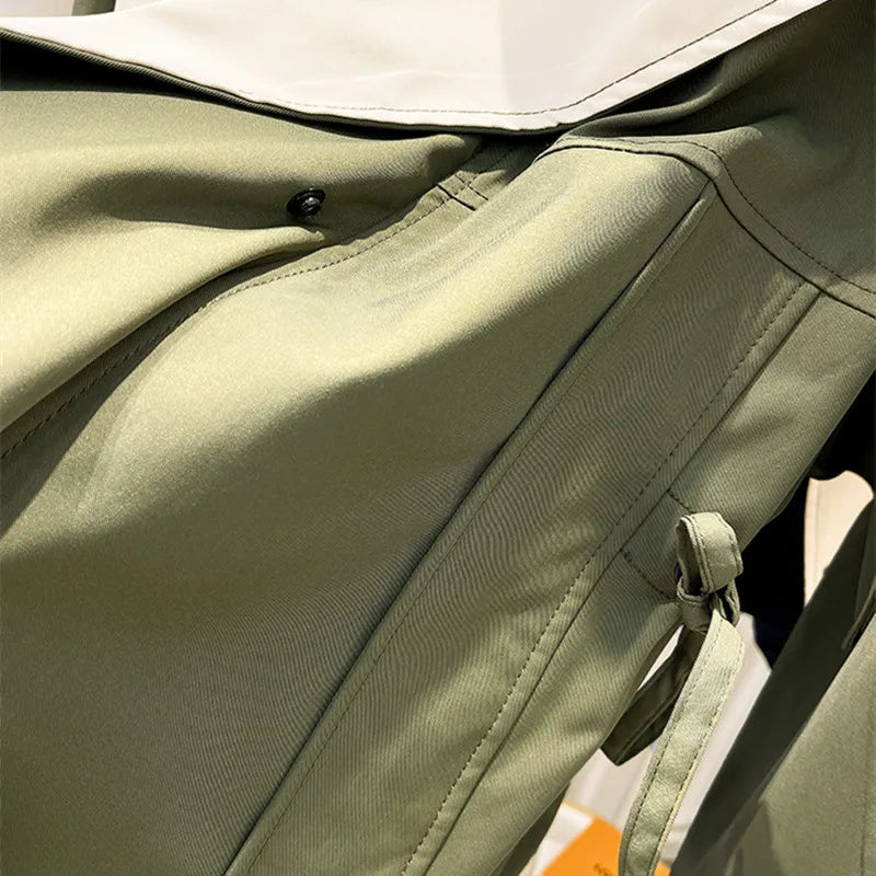 Veste élégante anti-pluie blanche Danoir Paris FR907 Alva, design chic et imperméable pour femmes.