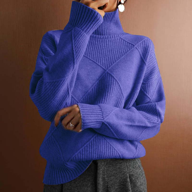Pull douillet et élégant FR921 Danoir Paris en beige, avec un design confortable et sophistiqué pour un style chic.