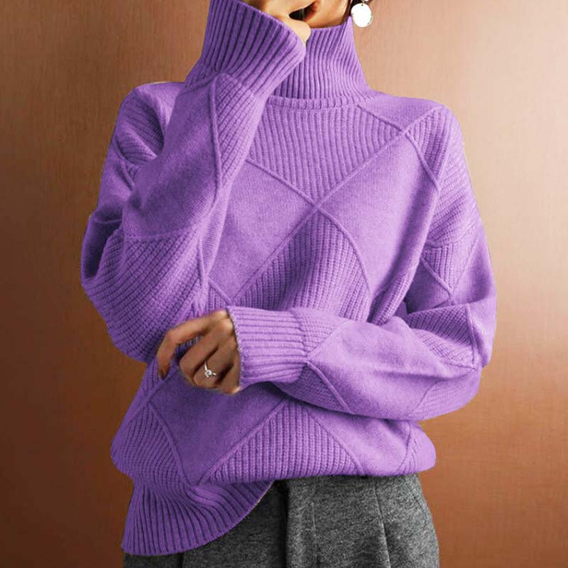 Pull Danoir Paris FR921 Sara en beige, doux et élégant, avec un design confortable et raffiné pour un style chic et cosy.