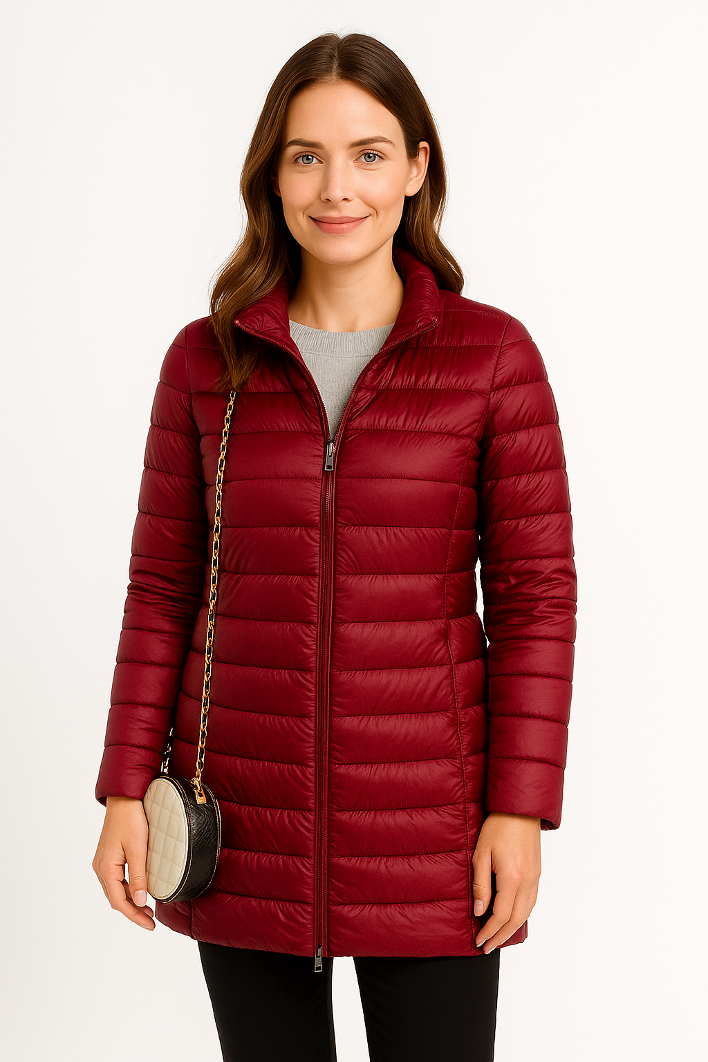 Veste ultra légère Aurora de Danoir Paris en bleu, élégante et élégante, pour un style moderne et confortable.