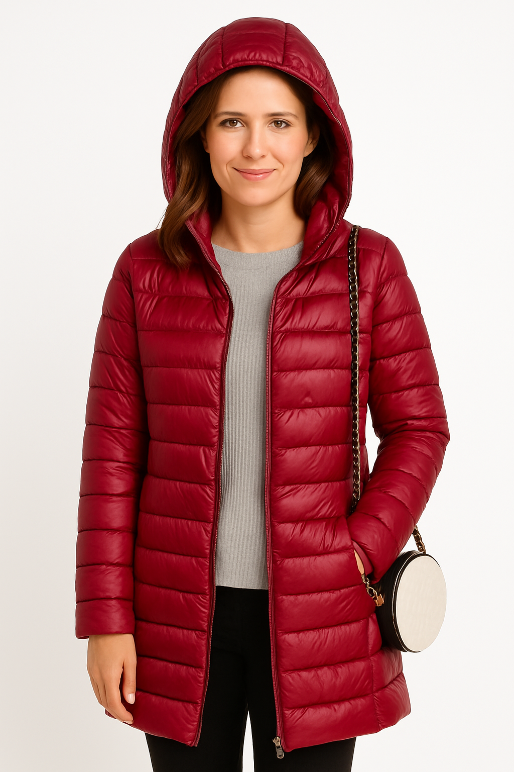 Veste ultra légère Aurora Danoir Paris en bleu, élégante et sophistiquée, pour un style moderne et confortable.